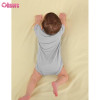 Custom Bamboo Baby Romper Manufacturer | Bamboo Rayon Baby Bodysuit,Short Sleeve Bodysuits Solid Color Outfits for Infant Boys Girls Soft Clothes