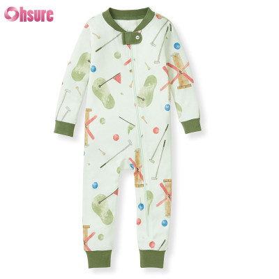 Custom Organic Cotton Baby Toddler | 100% Organic Cotton Baby Pajama,Zip Front Non-slip Footed Pjs, 100% Organic Cotton and Toddler Sleepers