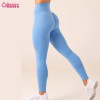 Custom Scrunch Bum Gym Leggings Manufacturer | Buttery Soft Nylon Spandex Tummy Control Fitness Pants Workout Leggings Yoga Pants Cross Waistband Gym Tights OEM Supplier