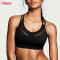 Custom Mesh Sports Bra Manufacturer | Women's Fashion Strappy Sports Bra Yoga Tops Activewear Bra Top Workout Clothes Gym Wear Bra OEM Supplier