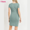 Custom Womens Maternity Dress Manufacturer | Modal Spandex Bamboo Spandex Maternity Dress Short Sleeve Ruched Pregnancy Clothes Pregnant Long Dress OEM Supplier