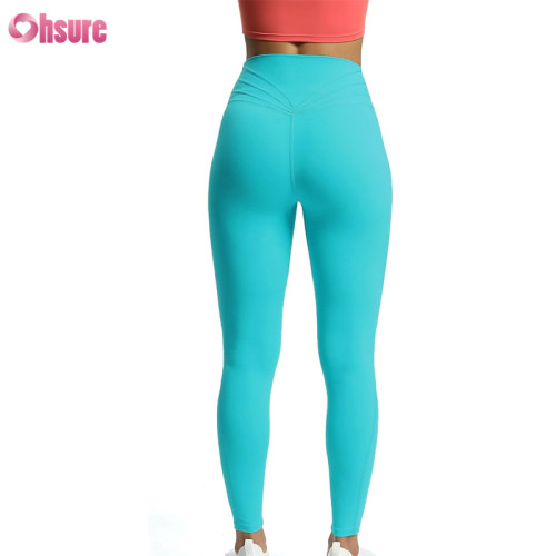 Custom Womens Fitness Leggings | High Waisted Workout Leggings for Women Compression Tummy Control Yoga Pants Buttery Soft Gym Tights OEM Factory