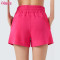 Custom Womens Sweat Shorts Manufacturer | Women's Drawstring Sweat Shorts High Waisted Summer Workout Lounge Shorts with Pockets Jogger Shorts OEM Supplier