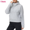 Custom Womens Half Zipper Hoodie Manufacturer | Womens' Hoodies Half Zip Long Sleeve Heavy Cotton Fleece Crop Pullover Sweatshirts with Pockets Thumb Hole