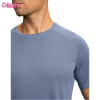 Custom Mens Dry Fit T Shirt | Men's Polyester Spandex Dry Fit Short Sleeve T-Shirt Crewneck Nylon Spandex Lightweight Tee Shirts for Men Workout Athletic Casual