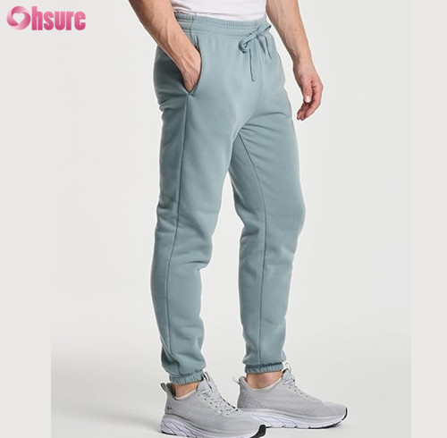 Custom Mens Sweat Pants | Mens Cotton Polyester Fleece Track Pants Winter Heavy Cotton Jogger Pants Sports Wear Running Pants OEM Supplier