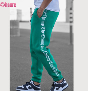 Custom Mens Sports Jogger Pants Manufacturer | Mens Heavy Cotton Polyester Fleece Sweat Pants Hip Hop Fashion Joggers Track Pants OEM Factory