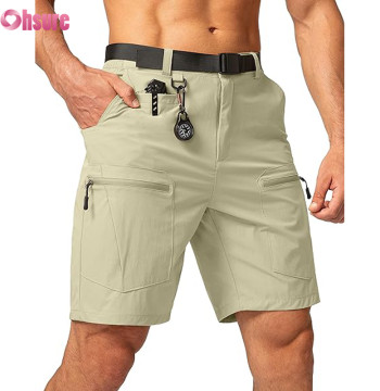 Custom Mens Cargo Shorts Manufacturer | Men's Hiking Cargo Shorts Stretch Quick Dry Outdoor Tactical Shorts for Men with Multi Pocket for Fishing Casual