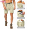 Custom Mens Cargo Shorts Manufacturer | Men's Hiking Cargo Shorts Stretch Quick Dry Outdoor Tactical Shorts for Men with Multi Pocket for Fishing Casual