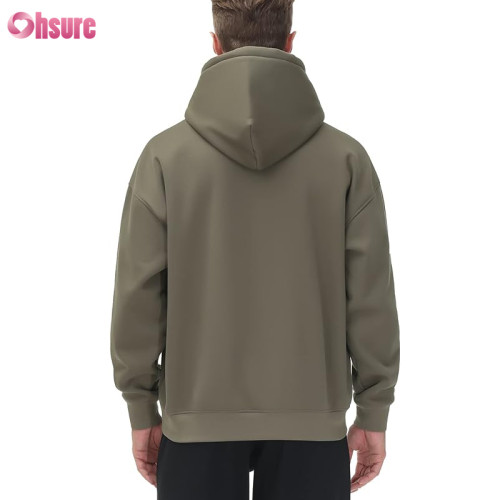 Custom Mens Oversized Hoodies | Men's Fleece Pullover Hoodie Loose Fit Ultra Soft Hooded Sweatshirt With Pockets Mens Sports Hoodie OEM Supplier