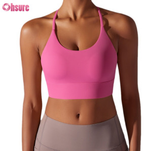 Custom Yoga Bra Top | Women's Buttery Soft Sports Bras Gym Bra Women Sports Bra Quick Dry Workout Fitness Bra For Women Gym Running Breathable Sports Bra OEM Factory