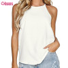 Custom Gym Tank Top Manufacturer | Custom Women's White Cotton Tank Top Workout Running Sports Vest Shirts
