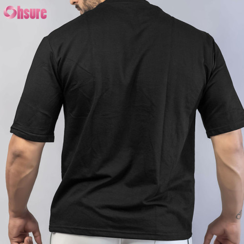 Sports t shirt Manufacturer  | Custom Cotton Oversize Gym T-Shirt for Men