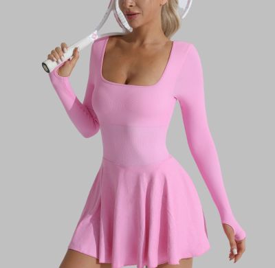 Custom Women Tennis Wear Manufacturer | Women Tennis Dresses Jumpsuit Tennis Fitness Dress Skirt Sportswear Tennis Golf Fitness Yoga Workout Clothing Sets Outfits Skirt