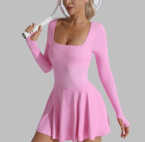 Custom Women Tennis Wear Manufacturer | Women Tennis Dresses Jumpsuit Tennis Fitness Dress Skirt Sportswear Tennis Golf Fitness Yoga Workout Clothing Sets Outfits Skirt