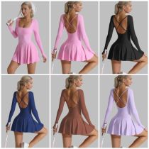 Custom Women Tennis Wear Manufacturer | Women Tennis Dresses Jumpsuit Tennis Fitness Dress Skirt Sportswear Tennis Golf Fitness Yoga Workout Clothing Sets Outfits Skirt