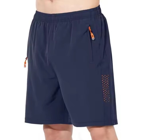 Custom Men's Zipper Pocket Shorts Manufacturer | Sports Breathable Shorts For Outdoors