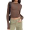 Custom Breathable Casual T-shirt Manufacturer | Custom Tight-fitting Solid Color T-shirt