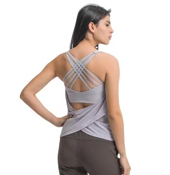 Custom Women's  Design Knitted Tank Top Manufacturer  | Women's Loose Fit Summer Cotton Spandex Crew Neck Sports Tank Top Light Weight Training Cut Off OEM Supplier