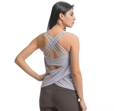 Custom Women's  Design Knitted Tank Top Manufacturer  | Women's Loose Fit Summer Cotton Spandex Crew Neck Sports Tank Top Light Weight Training Cut Off OEM Supplier