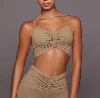 Custom Women's Adjustable Strap Front-compression Sports Bra Manufacturer | Women's Tight Sports Bra Nylon Spandex Gym Bra Workout Bra Supplier