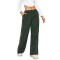 Custom Women's Sports Pants Manufacturer | Low Wide Leg Parachute Pants With Side Stripes