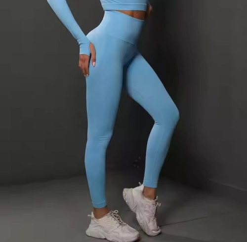 Custom Women's Seamless Leggings Manufacturer | Smile Contour High Waist Workout Gym Yoga Pants