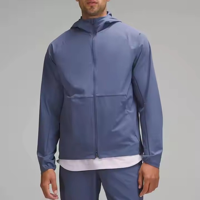 Custom Polyester Waterproof Jacket Manufacturer | Spring & Autumn Cotton Men's Outdoor Jacket Long Sleeve Pockets Sports Jacket For Men OEM Factory