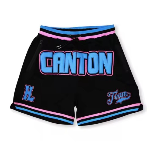 Custom Embroidered Number Sports Shorts For Men Manufacturer | Retro Basketball Shorts