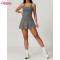 Custom 2 Piece Tennis Dresses Manufacturer | Racerback Workout Crop Tank Top Outfits