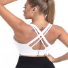Custom Criss Cross Sports Running Bra Manufacturer | High Support Bra with Removable Cups