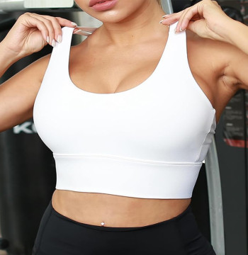 Custom High Impact Sports Bras for Women Criss Cross Sports Running Bra Manufacturer | High Support Bra with Removable Cups