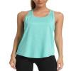Custom Womens Workout Tops for Women Racerback Tank Tops Mesh Yoga Shirts Manufacturer | Athletic Running Tank Tops Sleeveless Gym Clothes