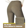 Custom Women's Equestrian Pants Manufacturer | Silicone Full Seat with Mobile Phone Case and Belt Loops for Horse Training