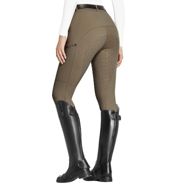 Custom Sports Riding Leggings Women's Riding Trousers Manufacturer | Silicone Full Seat with Mobile Phone Case and Belt Loops for Horse Training