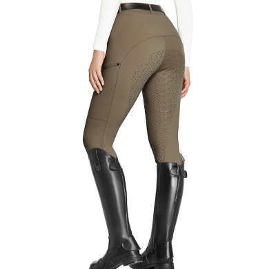 Custom Sports Riding Leggings Women's Riding Trousers Manufacturer | Silicone Full Seat with Mobile Phone Case and Belt Loops for Horse Training