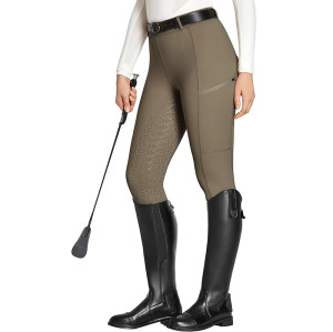Custom Sports Riding Leggings Women's Riding Trousers Manufacturer | Silicone Full Seat with Mobile Phone Case and Belt Loops for Horse Training