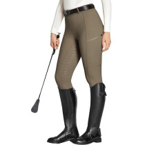 Custom Women's Equestrian Pants Manufacturer | Silicone Full Seat with Mobile Phone Case and Belt Loops for Horse Training