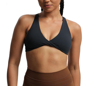 Custom Women's Workout Sports Bras Manufacturer | Backless Padded Low Impact Bra Yoga Crop Tank Top