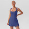 Custom Best-selling Womens Golf Shirt Manufacturer | Dress with Integrated Bra and Shorts A-line Golf Dresses