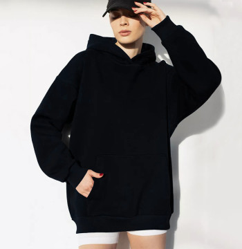 Custom Women's Oversized Hoodies Manufacturer | Fleece Hooded Sweatshirts Casual Long Sleeve Pullover Loose Lightweight Fall Clothes