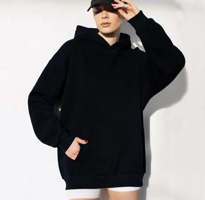 Custom Women's Oversized Hoodies Manufacturer | Fleece Hooded Sweatshirts Casual Long Sleeve Pullover Loose Lightweight Fall Clothes