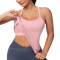 Custom Workout Tank Tops Manufacturer | Sleeveless Gym Tops Seamless Racerback Athletic Yoga Shirts