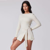Custom Women Tennis Wear Manufacturer | Training Dress with Integrated Bra and Strap Pockets Summer Dress with Shorts Dresses for Sports