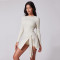 Custom Women Tennis Wear Manufacturer | Training Dress with Integrated Bra and Strap Pockets Summer Dress with Shorts Dresses for Sports