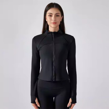 Custom Workout Yoga Sportswear Manufacturer | Running Coat Fall Workout Jackets Supplier