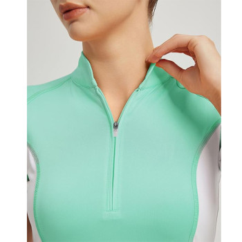 Custom Womens Equestrian T Shirt Manufacturer | Tops for Women Short Sleeve Quick-Dry Sports Shirt Supplier From China