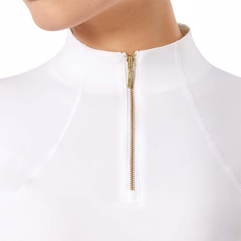 Custom Women Golf Tops Manufacturer | Women's Short Sleeve Quick-Dry Sports Shirt OEM Service Factory From China