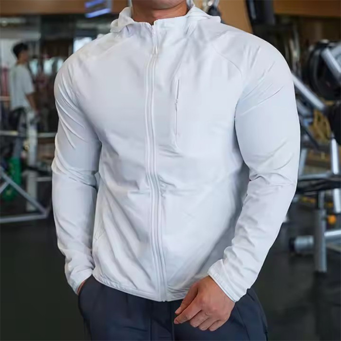 Custom Quick Dry Running Jacket Manufacturer | Fitness Gym Climbing Hiking Outdoor Sports Windproof  Waterproof Jacket OEM Factory