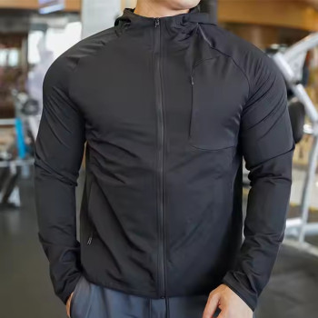 Custom Quick Dry Running Jacket Manufacturer | Fitness Gym Climbing Hiking Outdoor Sports Windproof  Waterproof Jacket OEM Factory